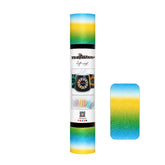 Rainbow Stripes - Starry Green